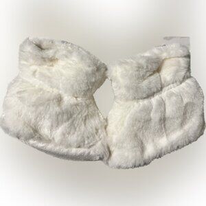 🍄NEW Faux Fur Baby Booties Sleepy Bunny No Skid Bottom Lined Infant Footwear
